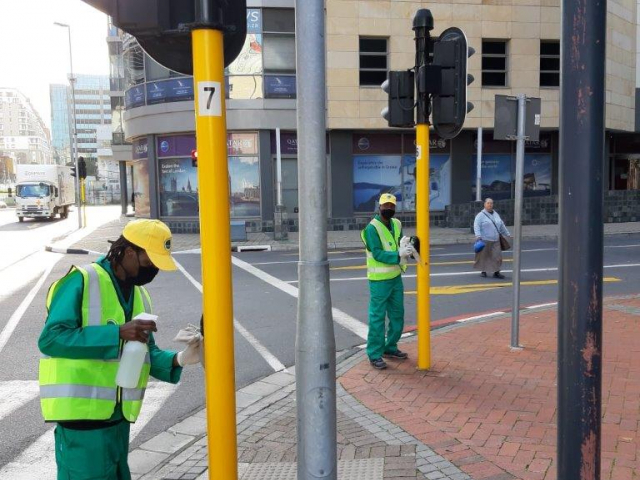 Urban Sanitiser Ambassadors in the CBD