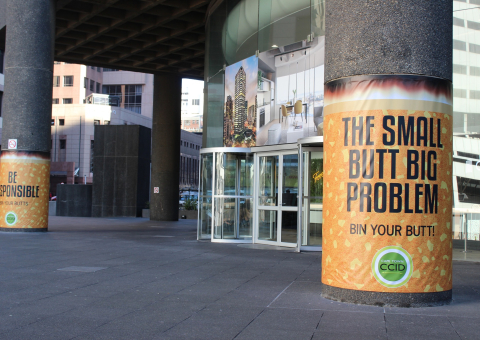 “Small Butt Big Problem” anti-litter campaign