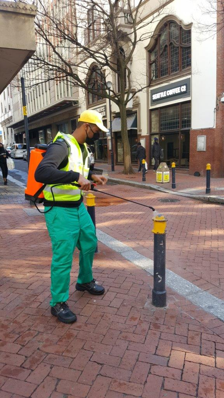 Urban Sanitiser Ambassadors in the CBD