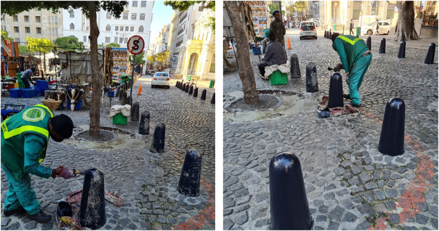 Project Blue - bollards