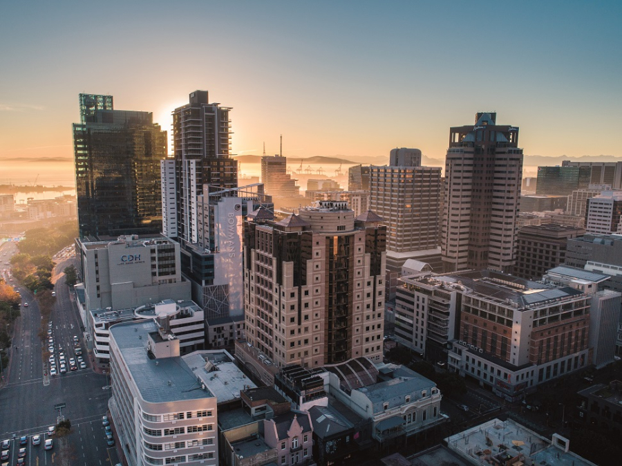 Cape Town CBD at sunrise