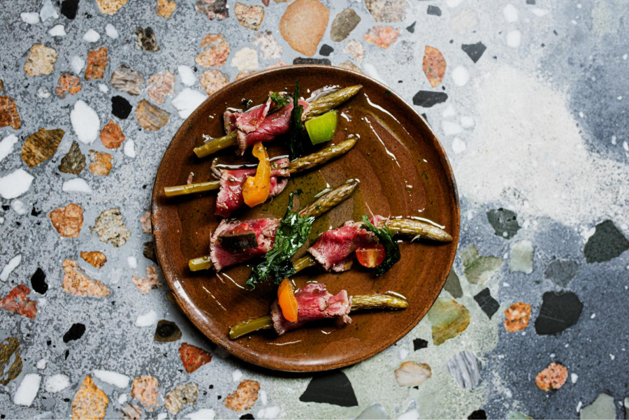 Pickled Veldkool & Venison Tataki